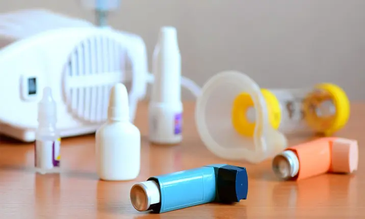 Treatment of an asthma attack