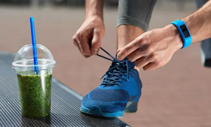 Drink a smoothie after a workout
