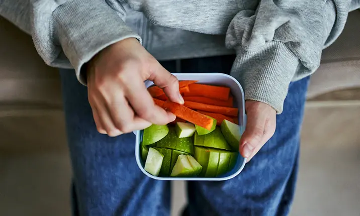 Make nutritious snacks accessible