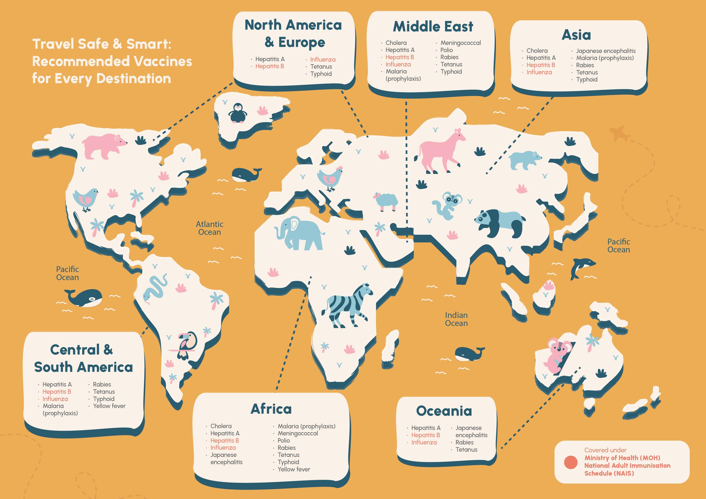 Travel vaccinations