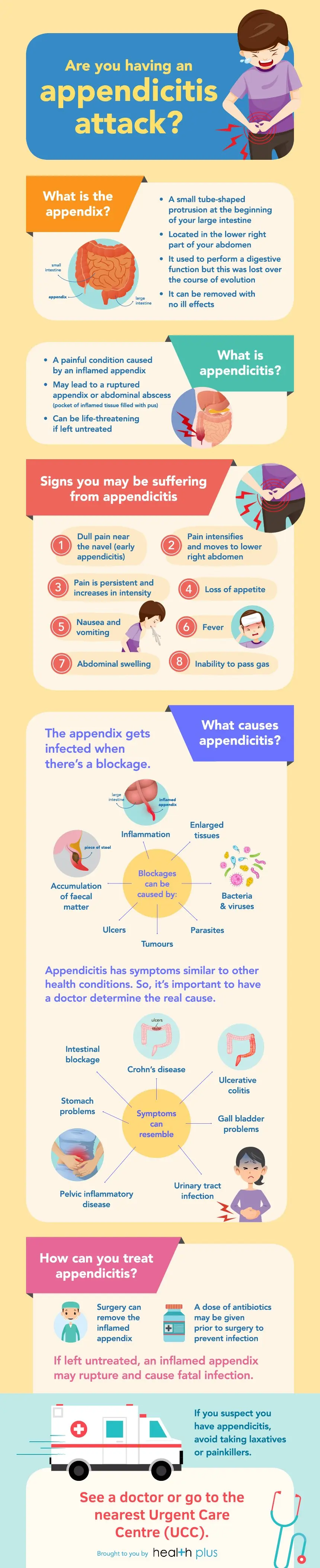 5 Appendicitis Symptoms and Warning Signs - Signs of Appendicitis