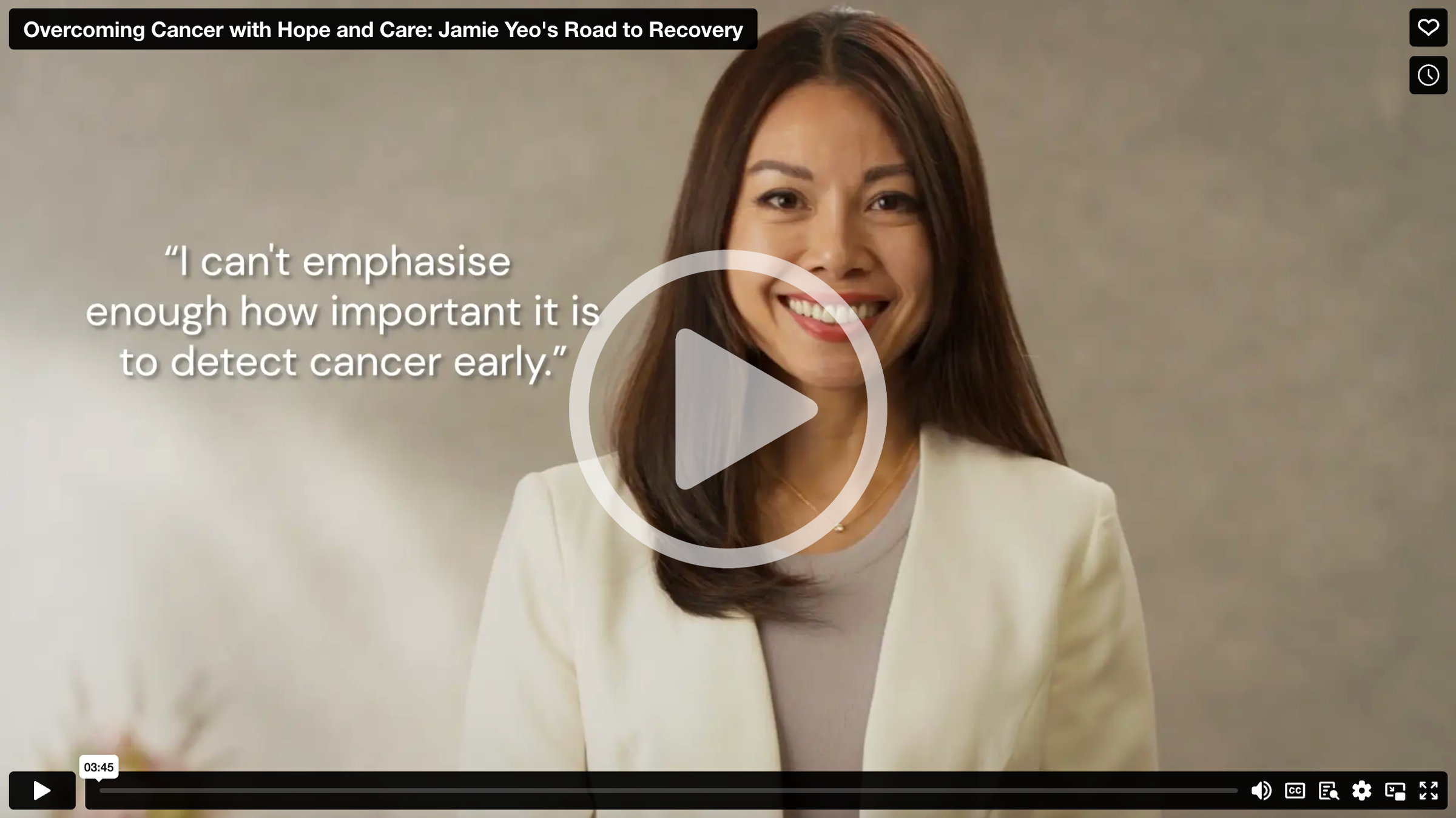 Overcoming cancer with hope and care
