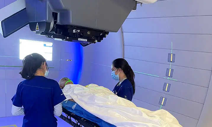 Proton therapy at Mount Elizabeth