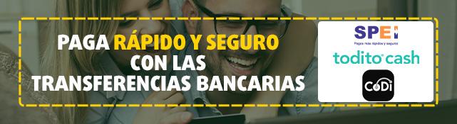 Depósito con transferencia bancaria SPEI