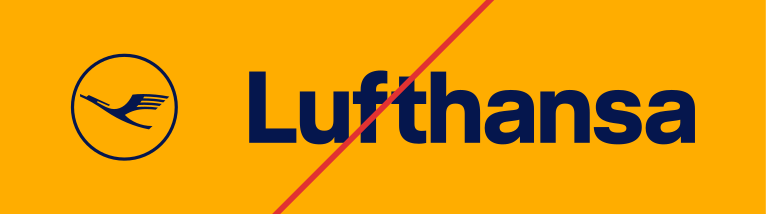 Blue on yellow<br>