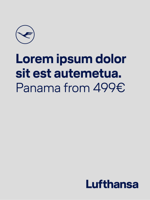 Crane logo, headline and word mark in the same color