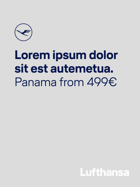 Crane logo and headline in the same color