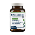Singe bottle of SpectraZyme® Pancreatic Enzymes Extra Strength, 90 tablets, on a transparent background. 