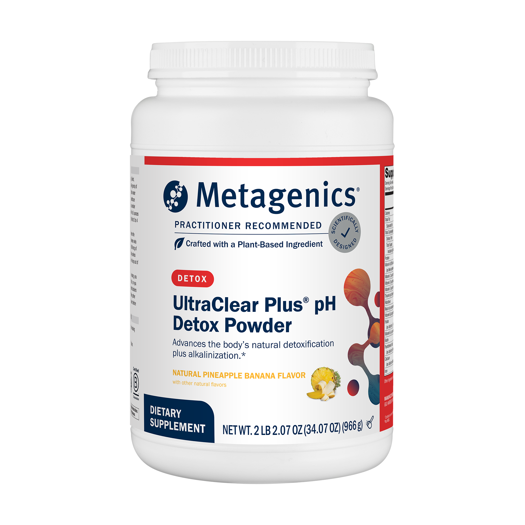 UltraClear® Plus pH Detox Powder | Metagenics