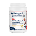 Container of Metagenics UltraClear® Plus pH Detox Powder - Pineapple Banana Flavor, on a transparent background. 