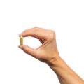 Close-up of a single Metagenics CardioLux® HDL tablet.