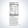Nutrition facts and ingredients for Metagenics Ultra Calm® chocolate coconut bar.