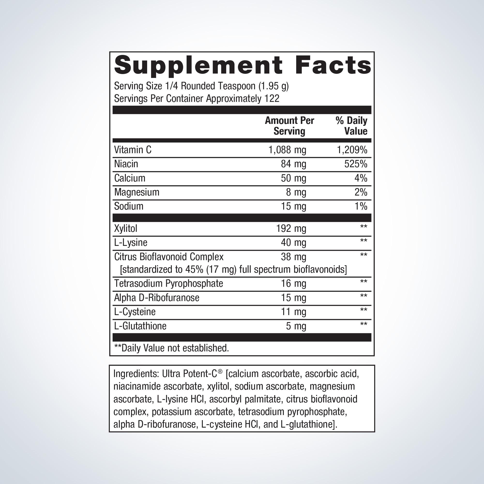 Ultra Potent-C® Vitamin C Powder 1