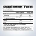 Supplement facts label for Metagenics Arginine Plus™—120 tablets, showing detailed ingredients and daily nutrition.