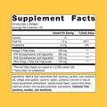 Supplement facts label for Metagenics OmegaGenics® EPA-DHA 300—270 softgels, showing detailed ingredients and daily nutrition.