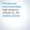 Practitioner-recommended high-potency vitamin D₃ to support healthy bones and overall wellness.