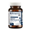 Bottle of Metagenics Vitamin E Mixed Tocopherols—60 softgels.  Formulated to support cellular health.