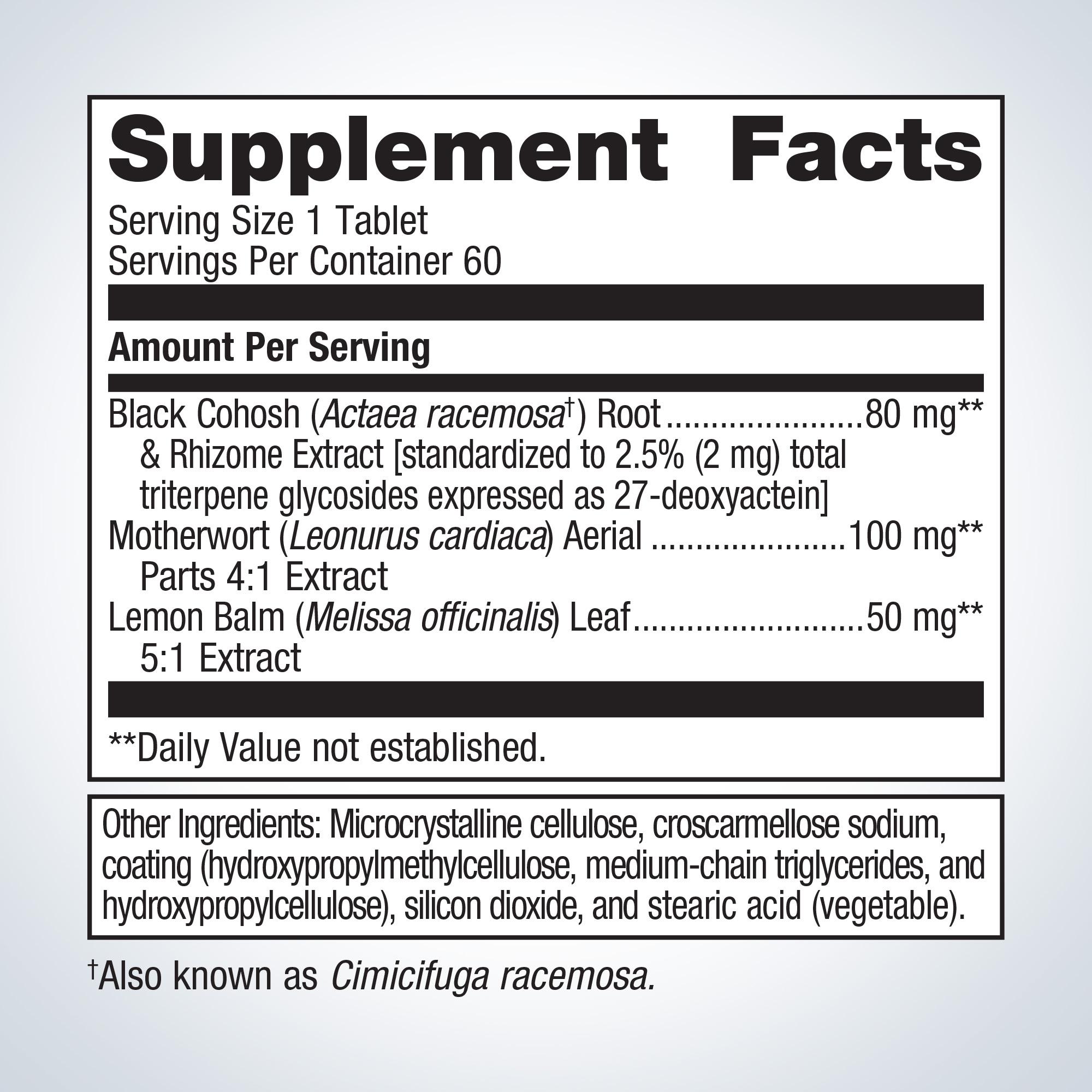 Black Cohosh Plus® 1