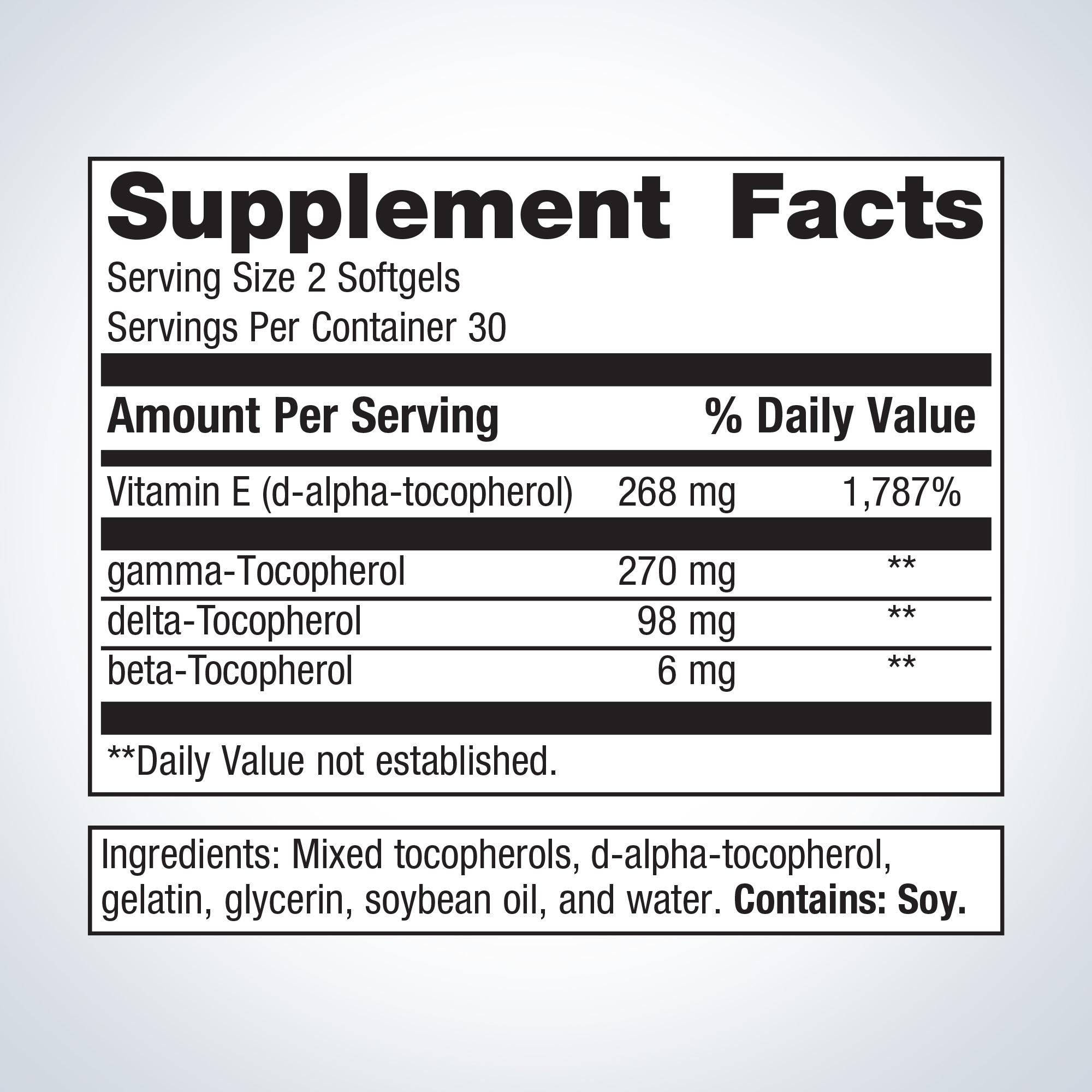 Vitamin E Mixed Tocopherols 1
