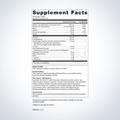Supplement facts label for Metagenics Immune Defense Pack, showing detailed ingredients and daily nutrition.