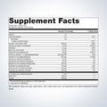 Supplement facts label for Metagenics MitoVive™ —30 servings, showing detailed ingredients and daily nutrition.