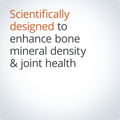 Scientifically studied to enhance bone mineral density and support overall bone health for strong, resilient bones.