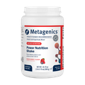 Container of Metagenics Power Nutrition Shake - Mixed Berry Flavor, transparent background. 