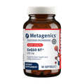 Bottle of Metagenics CoQ10 ST® 200 mg—60 softgels on a light background.  Formulated to support heart health and energy production.