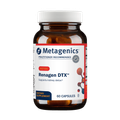 Bottle of Metagenics Renagen™ DTX, 60 capsules, on a light background. 