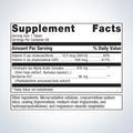 Supplement facts label for Metagenics Ostera®, 60 tablets showing detailed ingredients and daily nutrition.