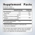 Supplement facts label for Metagenics Bone Builder® 270 tablets, featuring MCHC.