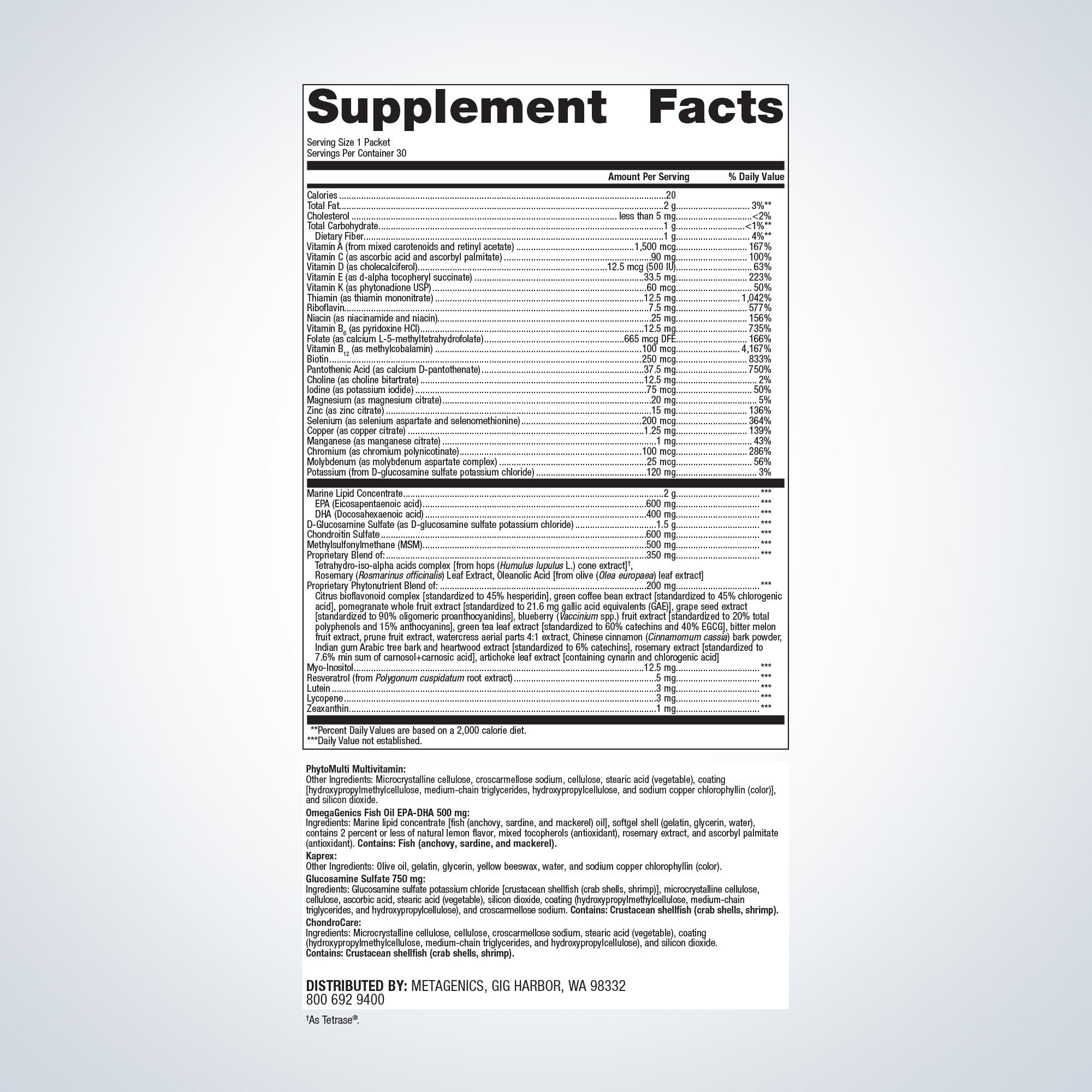 Wellness Essentials® Active Daily Packs 1