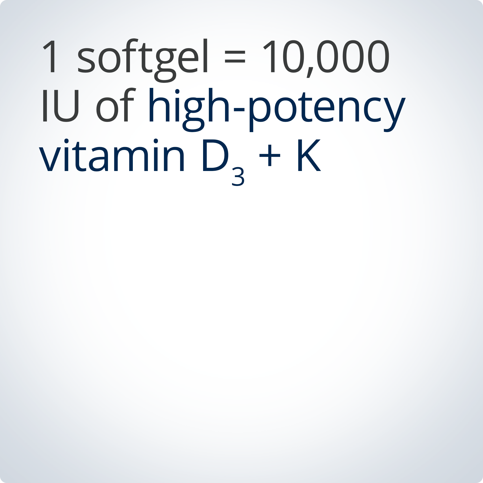 Vitamin D3 10,000 + K 3