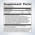 Supplement facts label for Metagenics Serenagen®, 60 tablets, showing detailed ingredients and daily nutrition.