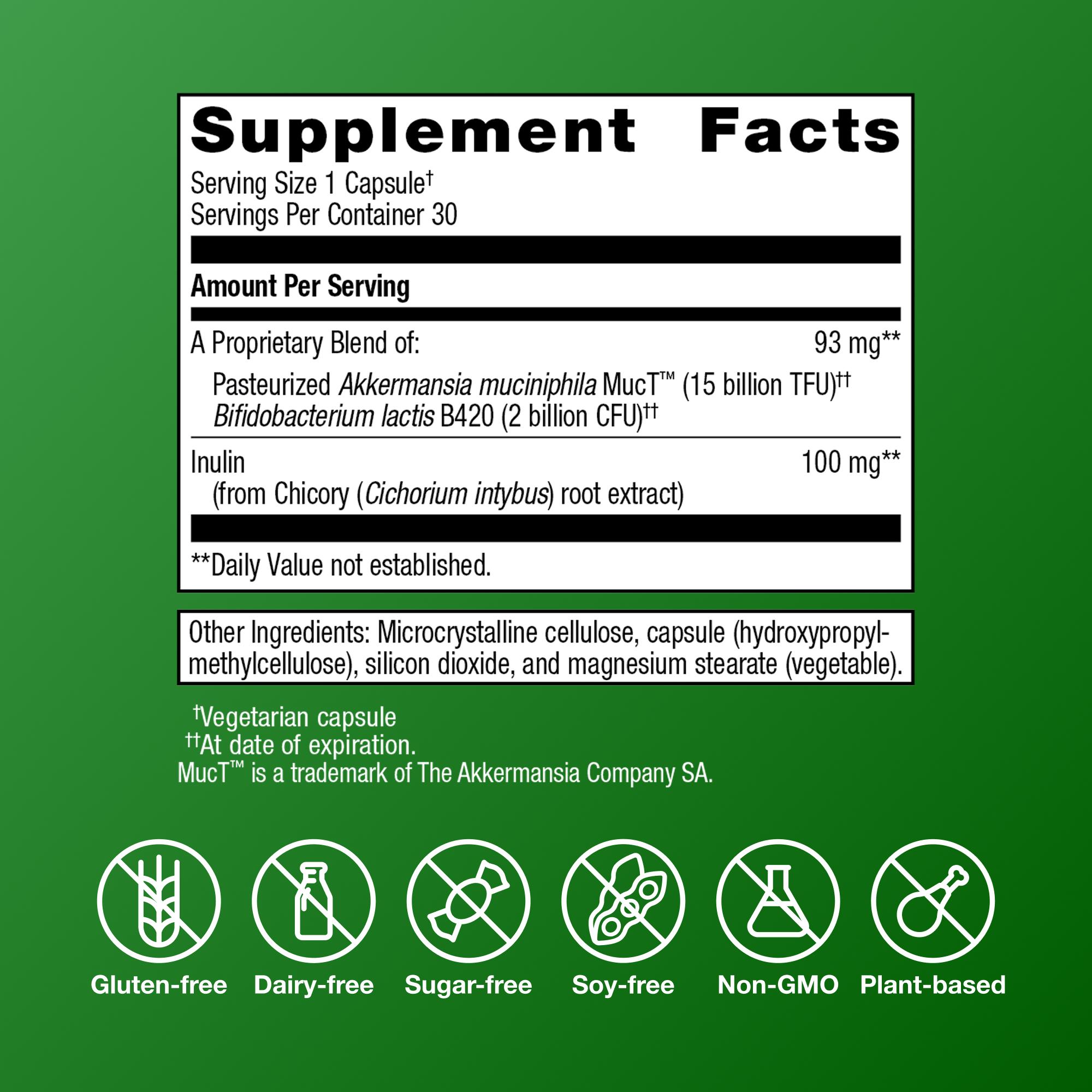 UltraFlora® Triplebiotic with Akkermansia 6