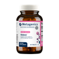 Bottle of Metagenics Ostera®, 60 tablets, on a transparent background. Supports bone health in postmenopausal women.