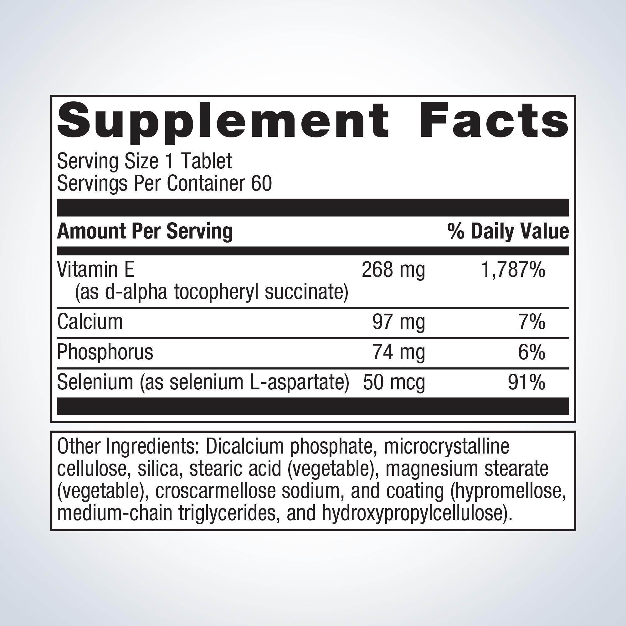Vitamin E + Selenium 1