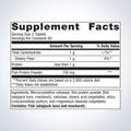 Supplement facts label Metagenics Vasotensin®, 120-tablets,.