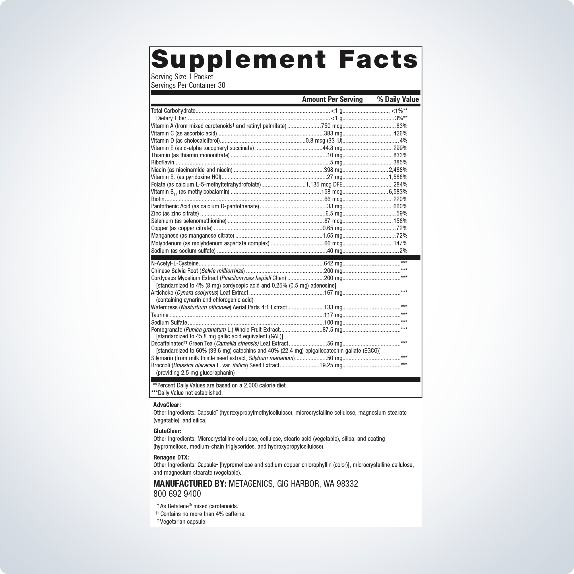 Clear Change® Essentials Daily Packs 1