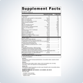 Supplement facts label for Metagenics Clear Change® Daily Essentials Packs.