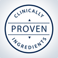 Clinically proven ingredients badge highlighting research-backed sleep support formula.
