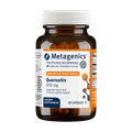 Bottle of Metagenics Quercetin 500 mg, 60 capsules, on a transparent background. 