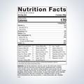 Supplement facts label for Metagenics Essential Nutrition Shake in Vanilla flavor.