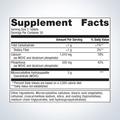 Supplement facts label for Metagenics Bone Builder® Extra Strength 90 tablets, featuring MCHC.