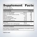 Supplement facts label for Metagenics Thyrosol®, 90 capsules, showing detailed ingredients and daily nutrition.