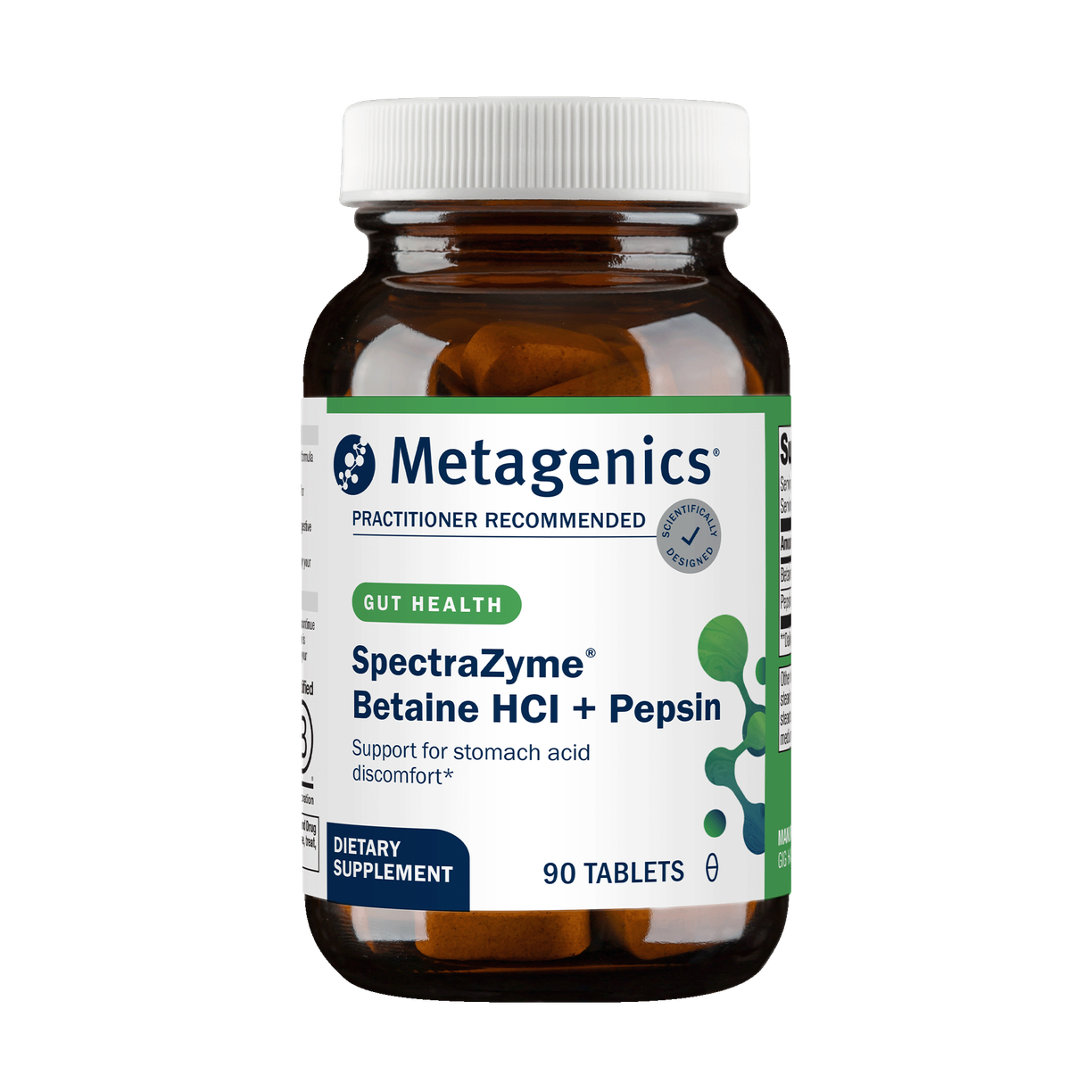 betaine hcl and glutathione synergy with Pepsin Digestive Aid SpectraZyme Betaine HCI + Pepsin