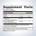 Supplement facts label for Metagenics OmegaGenics® Evening Primrose Oil—90 softgels, showing detailed ingredients and daily nutrition.