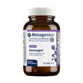 Bottle of Metagenics Serenagen®, 60 tablets, on a transparent background. 