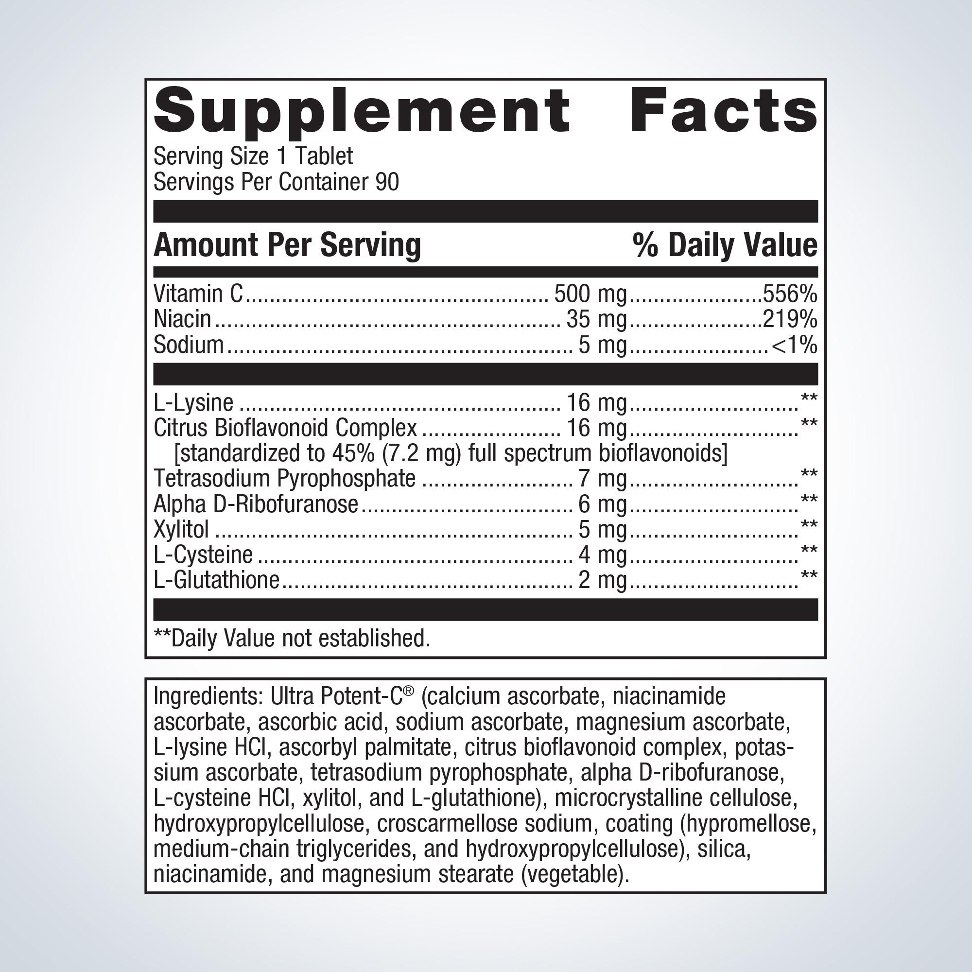 Ultra Potent-C® 500 Vitamin C 1