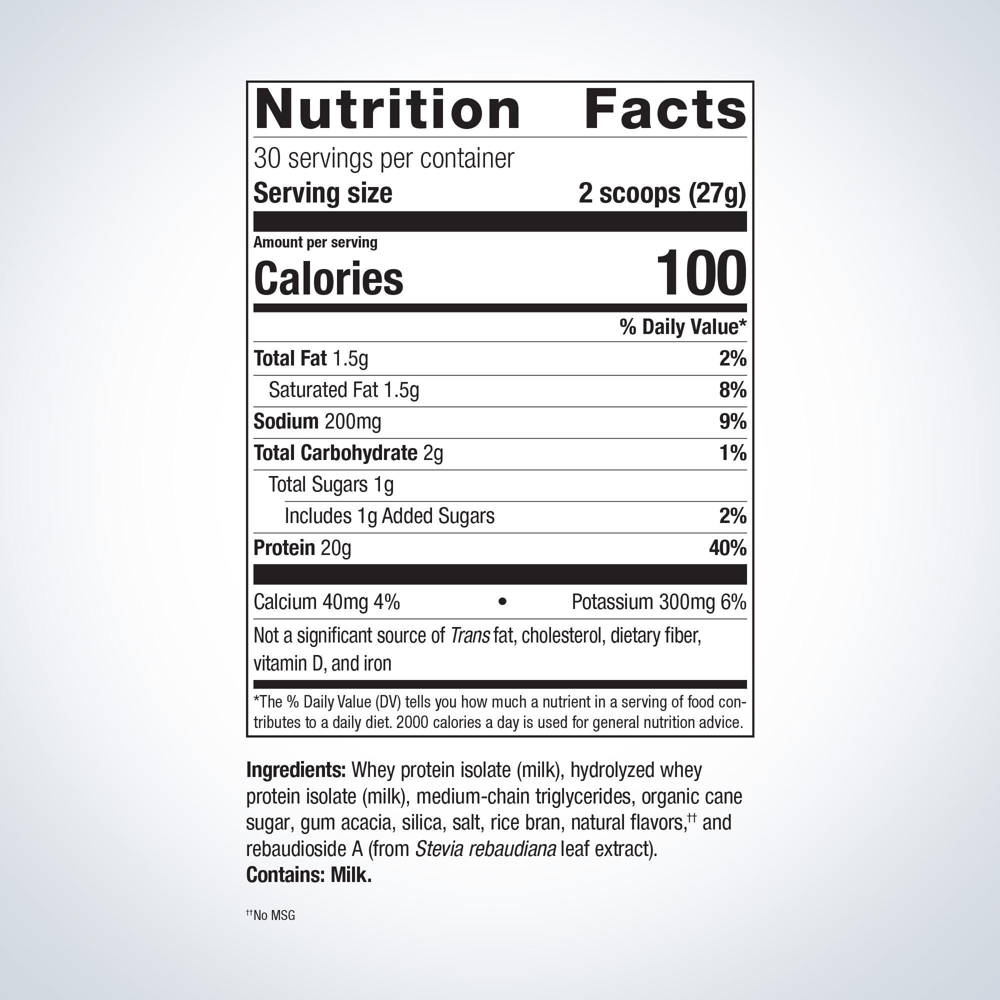 Perfect Protein® Powder - Whey Protein 1